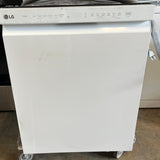 LG 24" White Built In Dishwasher