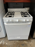 GE Gas Range in White
