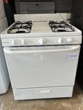 GE Gas Range in White