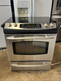 GE Slide In Oven Range in Stainless Steel