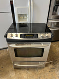 GE Slide In Oven Range in Stainless Steel