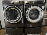 Samsung Front Load Washer & Electric Dryer Set