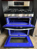 GE Double Oven GAS Range in Stainless Steel