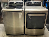 LG 27 Inch Top Load Smart Washer & Electric Dryer