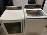 Samsung Top Load Washer & Electric Dryer Set