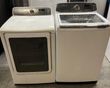 Samsung Top Load Washer & Electric Dryer Set
